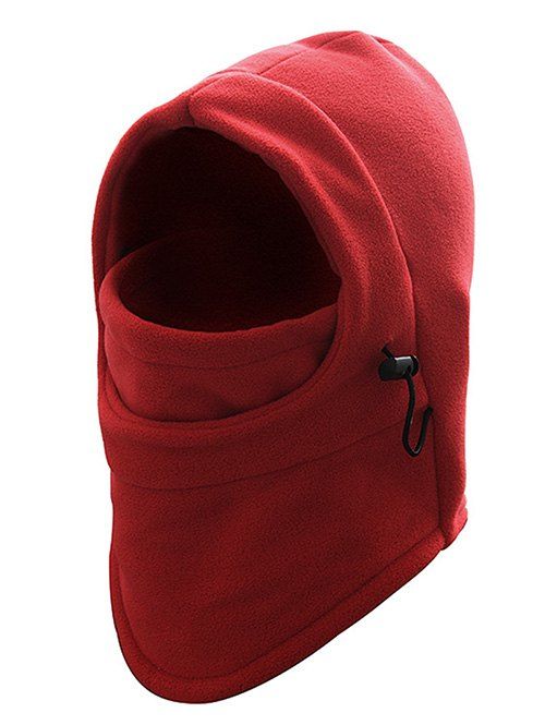 

Winter Face Mask Ski Trapper Hat, Red wine