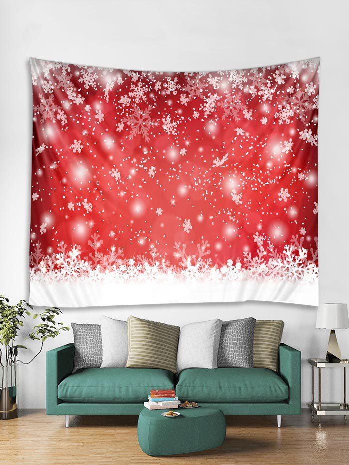 

Snowflakes Print Tapestry Art Decoration, Multi