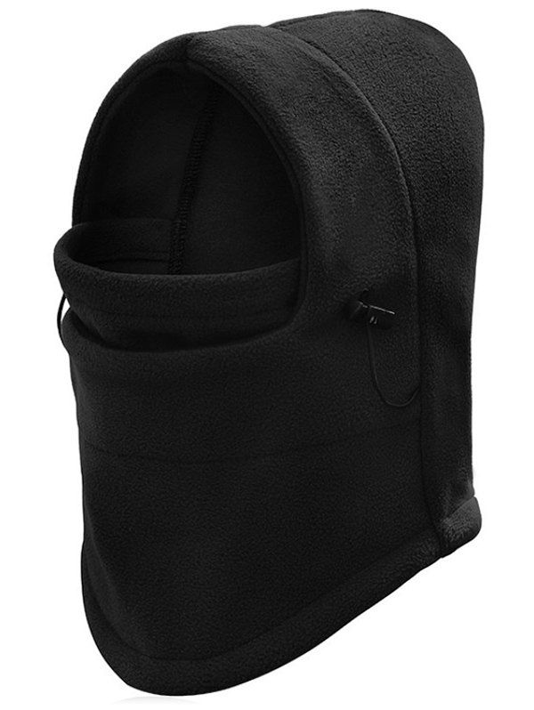 

Outdoor Solid Color Winter Trapper Hat, Black