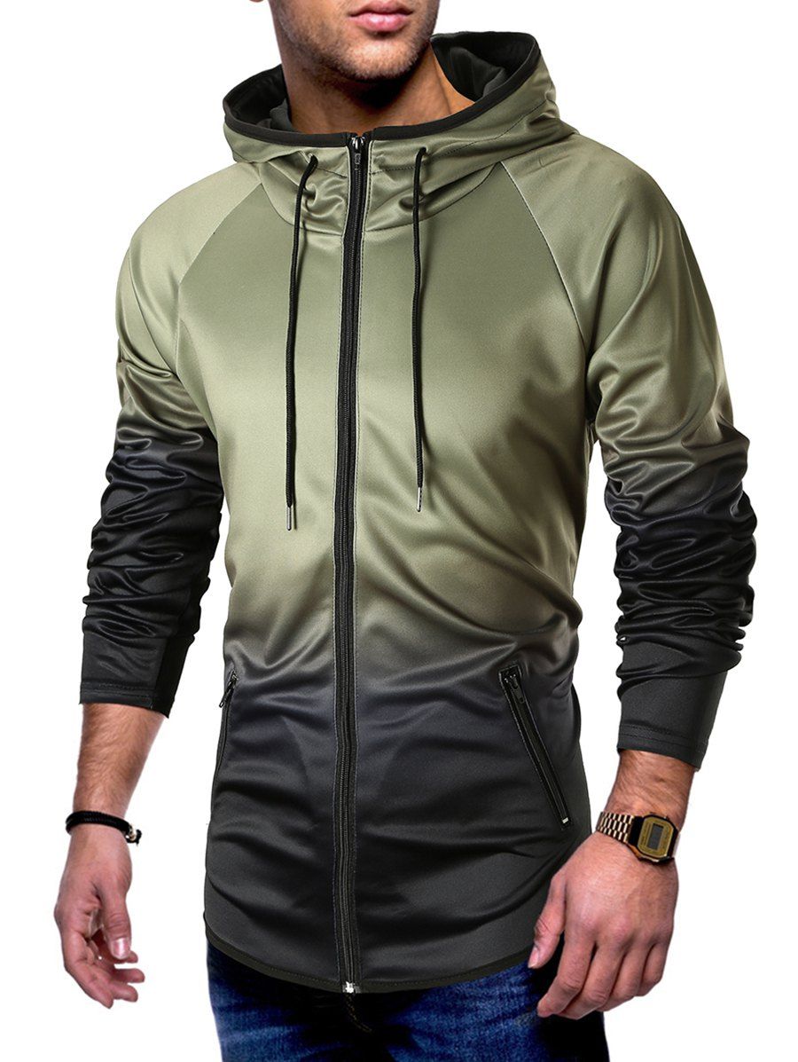 Raglan zip up hoodie Clearance