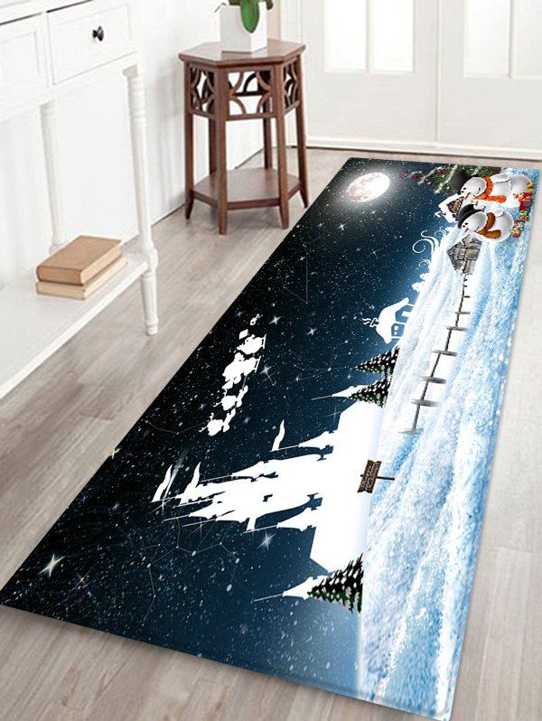 

Christmas Snowman Decorative Floor Mat, Dark slate grey