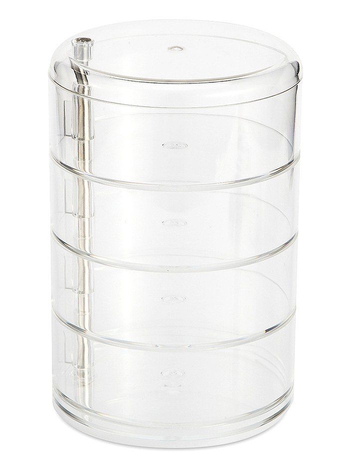 

Multi Layers Clear Acrylic Lipstick Nail Polish Storage Box, Transparent