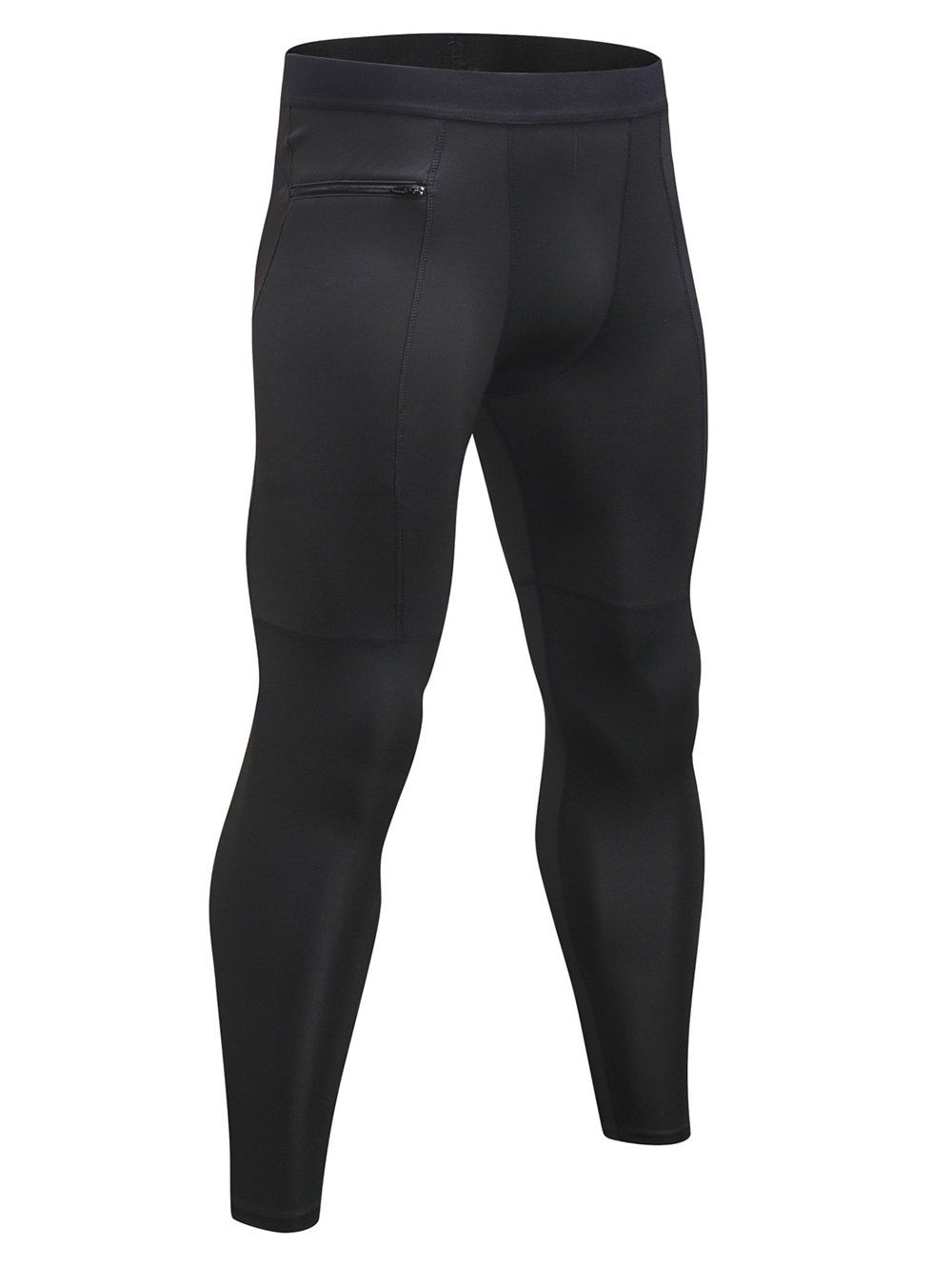 

Zipper Embellished Casual Sport Pants, Black