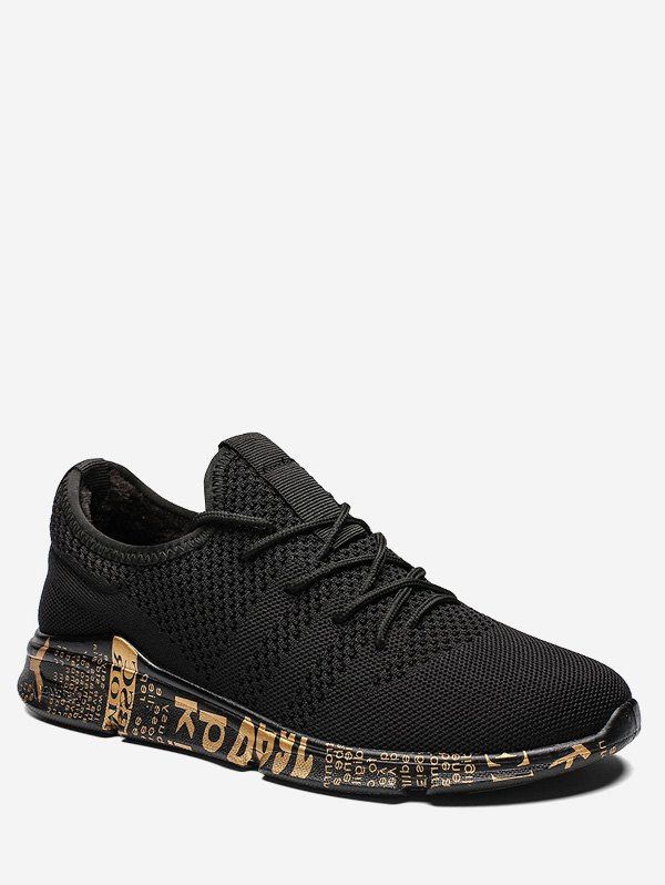 

Tie Up Fleece Casual Sport Shoes, Gold