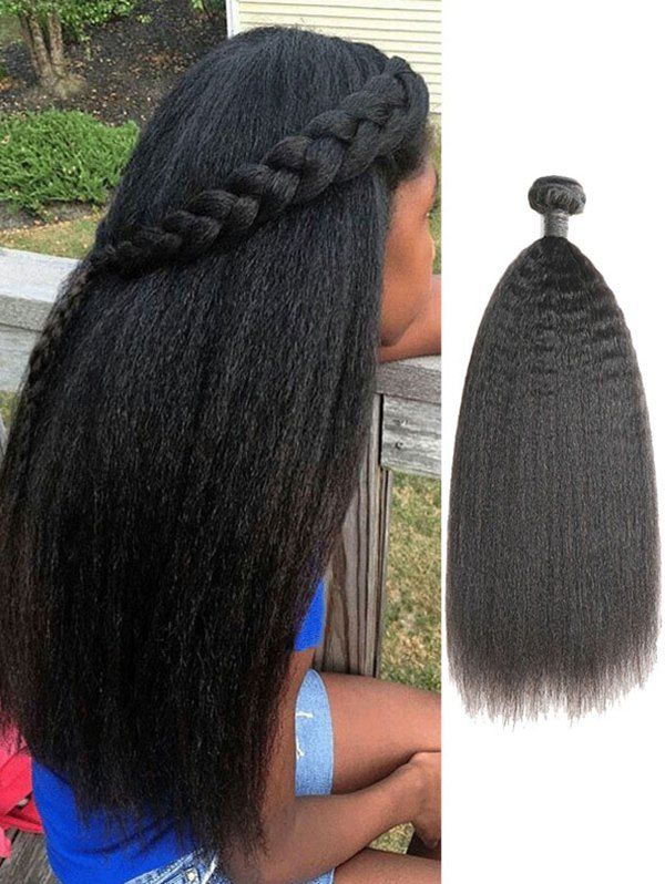 47 Off Peruvian Virgin Human Hair Kinky Straight Hair Weave
