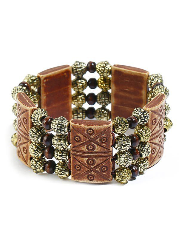 

Metal Beads Handmade Ethnic Bracelet, Copper