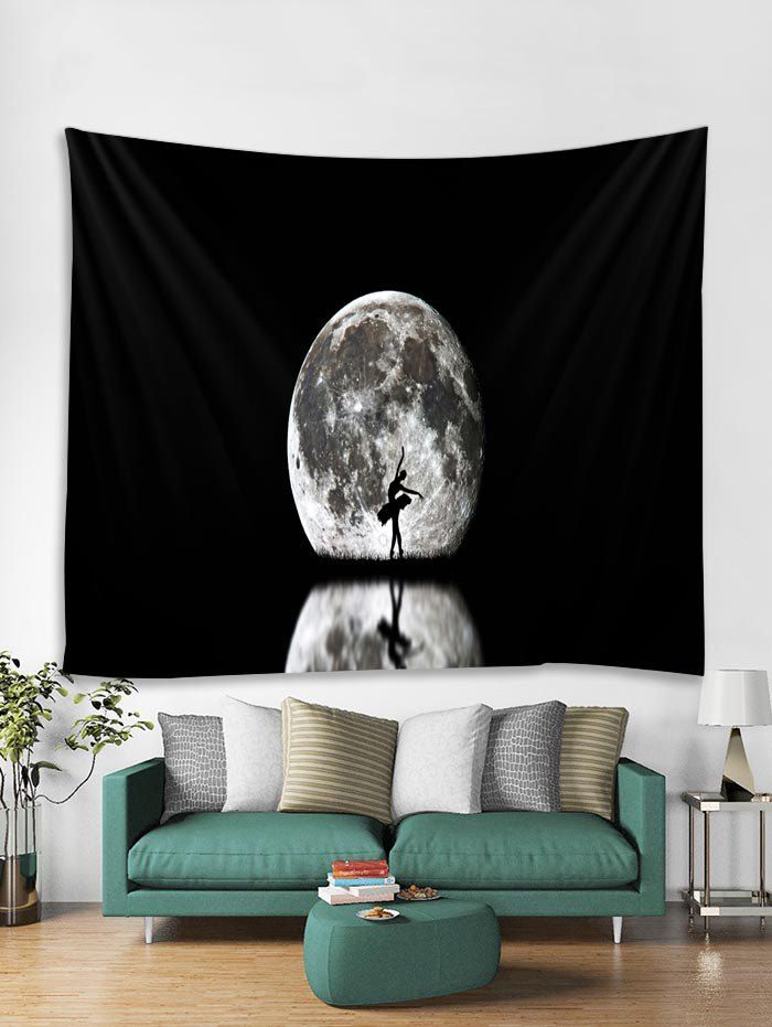 

Moon Ballet Dancer Print Tapestry Wall Hanging Decoration, Multi