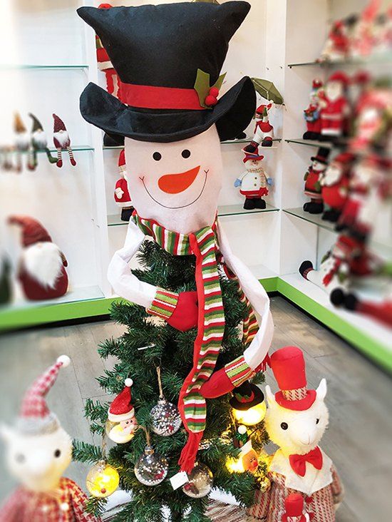 Fancy Hat Snowman Christmas Tree Decoration Fancy Hat Snowman Christmas Tree Decoration