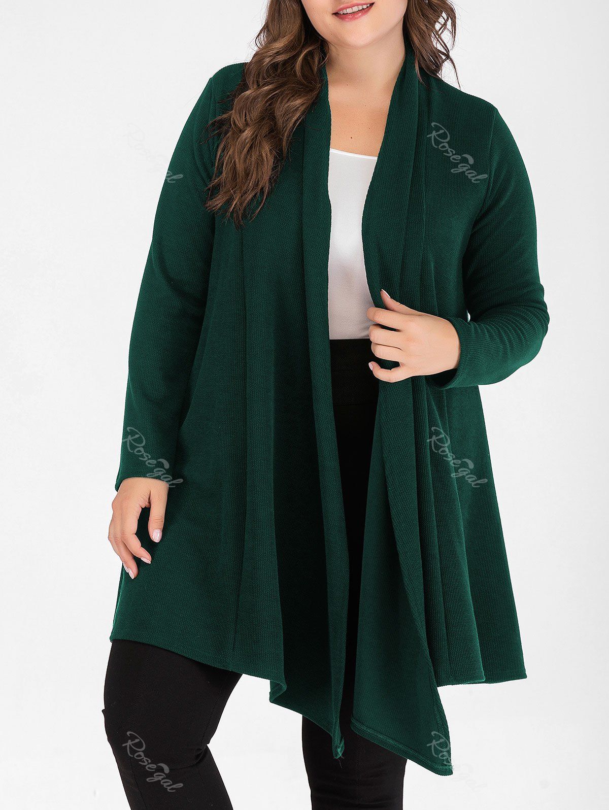 shawl longline coat