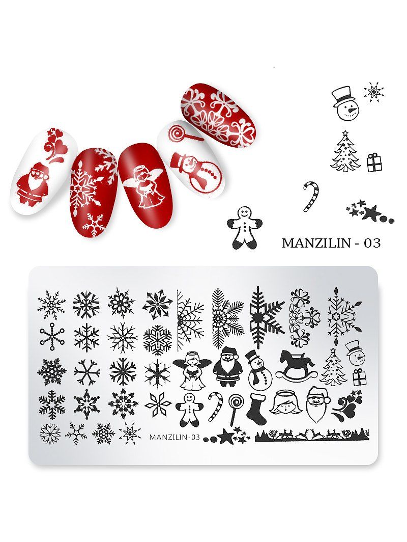 

Nail Beauty DIY Stainless Steel Manicure Decoration Stamping Plates, #003