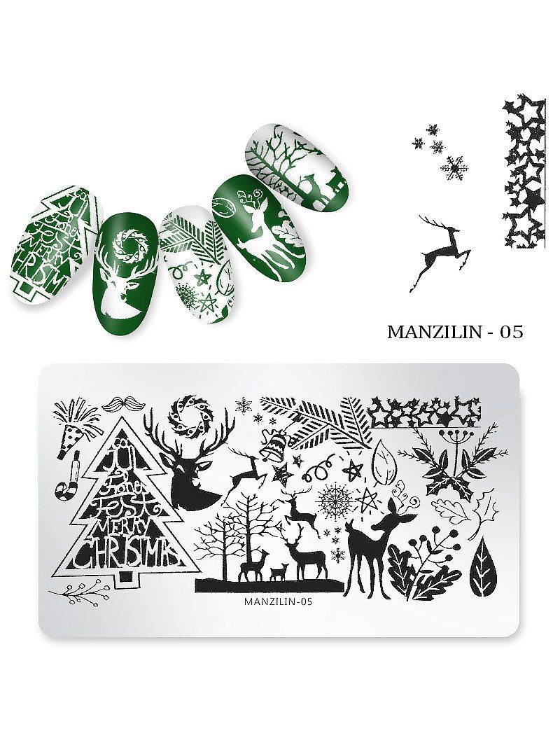 

Nail Beauty DIY Stainless Steel Manicure Decoration Stamping Plates, #005