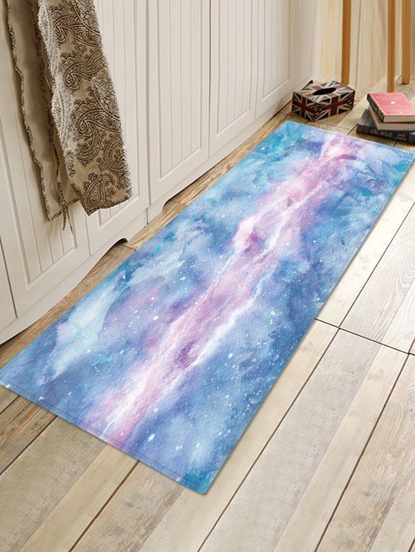 54 Off Milky Way Pattern Anti Skid Water Absorption Area Rug Rosegal New Milky Way Pattern Anti Skid Water Absorption Area Rug