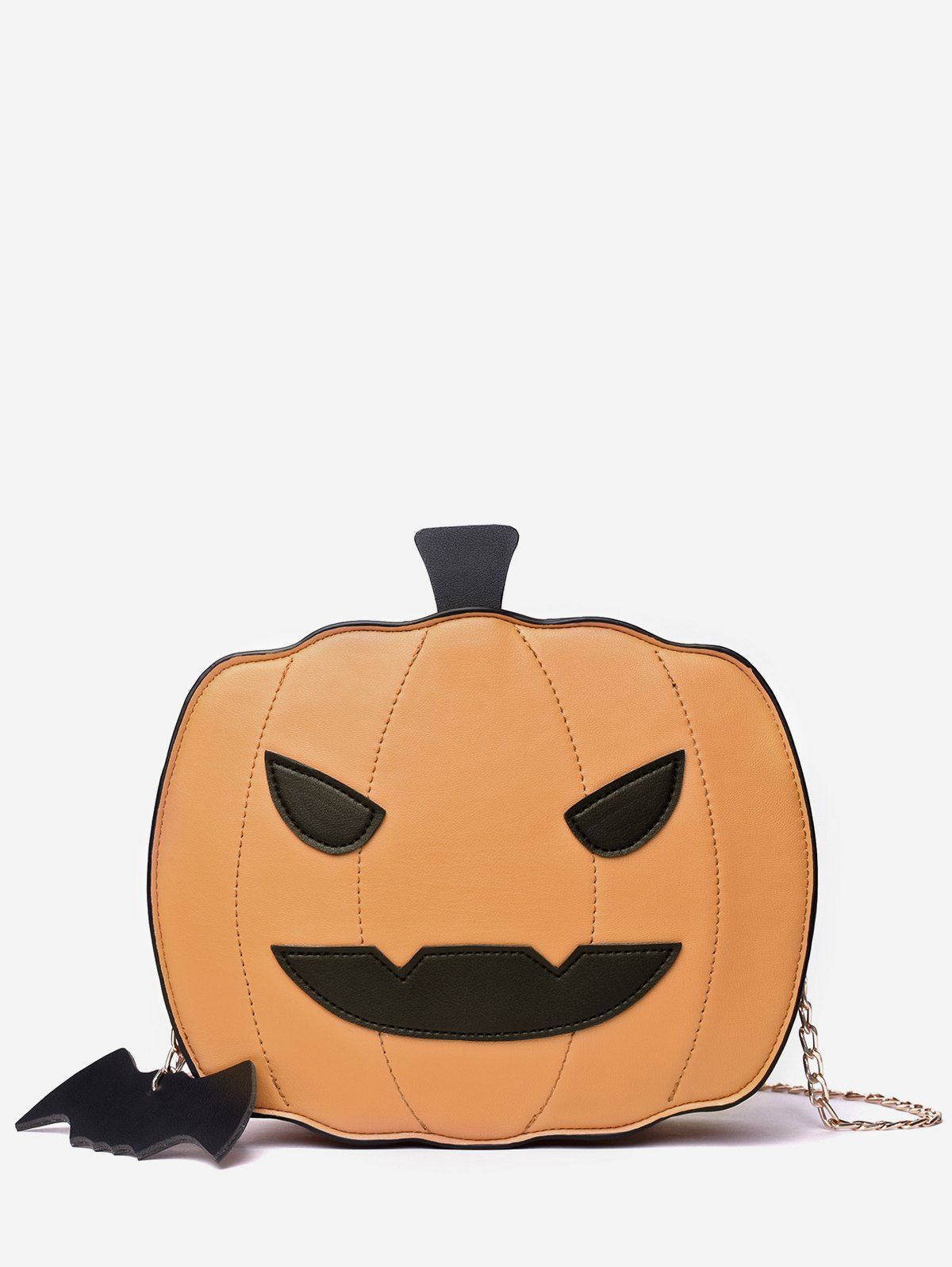 

Halloween Pumpkin Pattern Crossbody Bag, Bee yellow