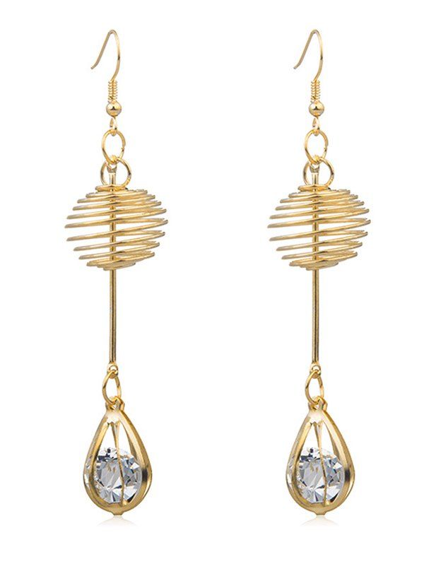 

Heart Star Rose Flower Metal Dangle Earrings, White