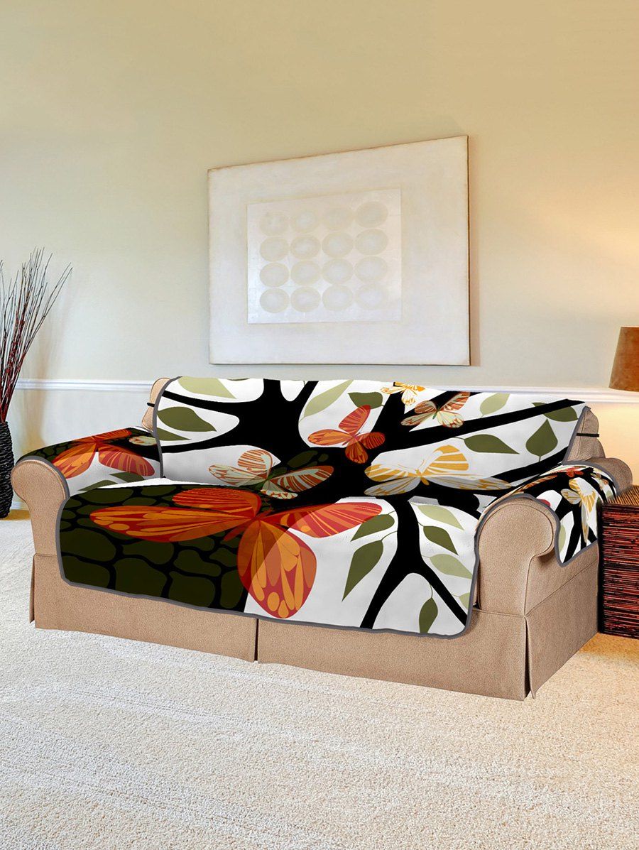 

Butterfly Tree Pattern Couch Cover, Multi