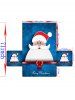 Christmas Santa Claus Pattern Couch Cover -  