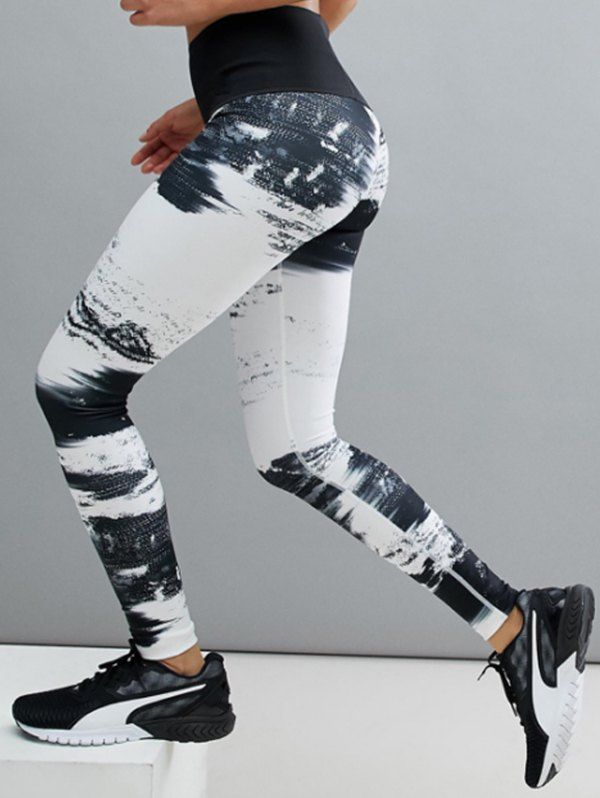 

Tie Dye Skinny Activewear Leggings, Multi