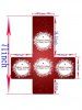 Christmas Greeting Pattern Couch Cover -  