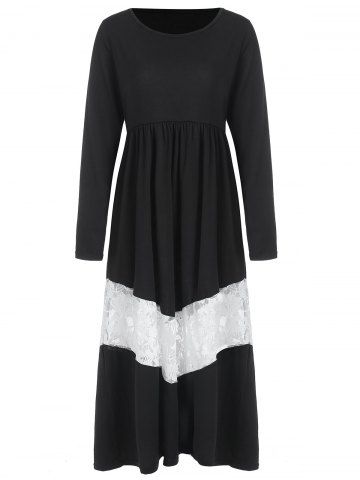 

Mother and Daughter Matching High Waist Dress, Black