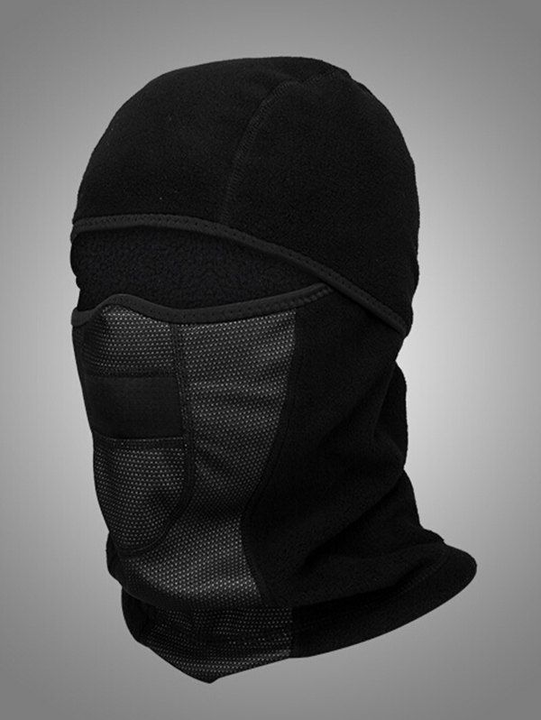 

Winter Face Mask Windproof Trapper Hat, Black