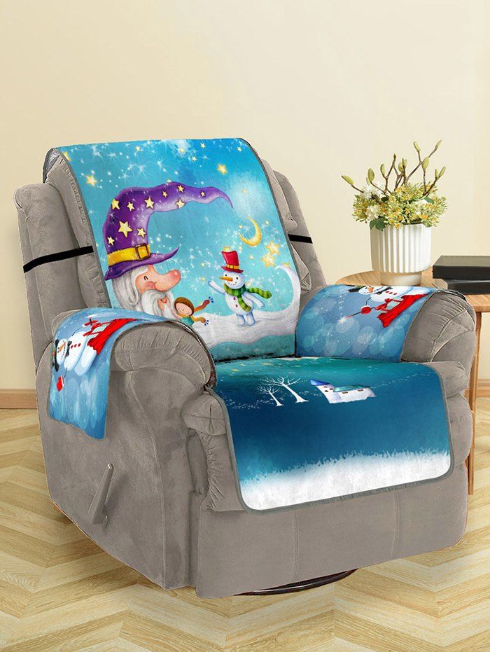 

Christmas Snowmen Pattern Couch Cover, Multi