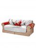 Christmas Elk Print Couch Cover -  