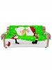Christmas Santa Couple Pattern Couch Cover -  
