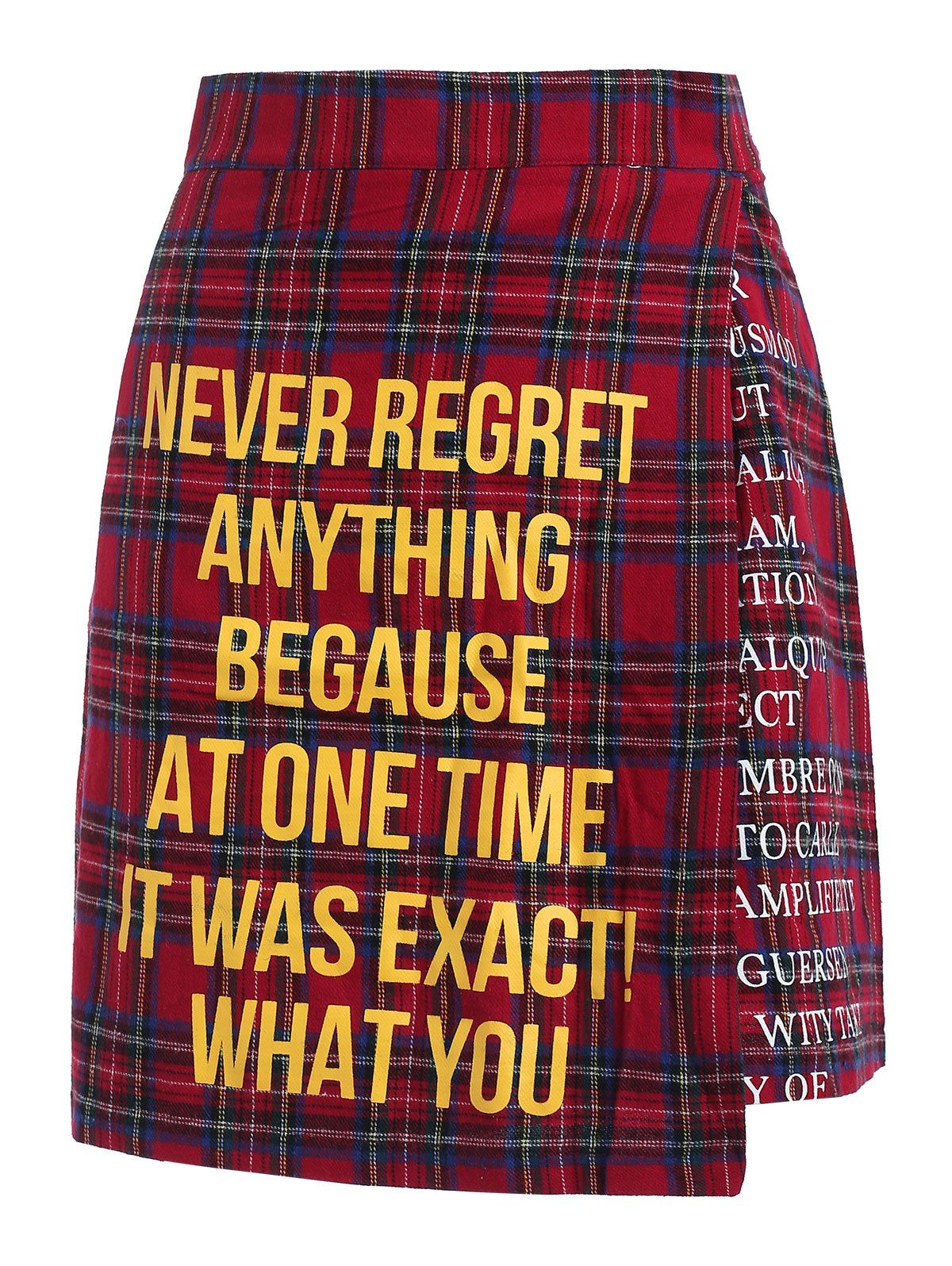 plaid mini skirt quotes