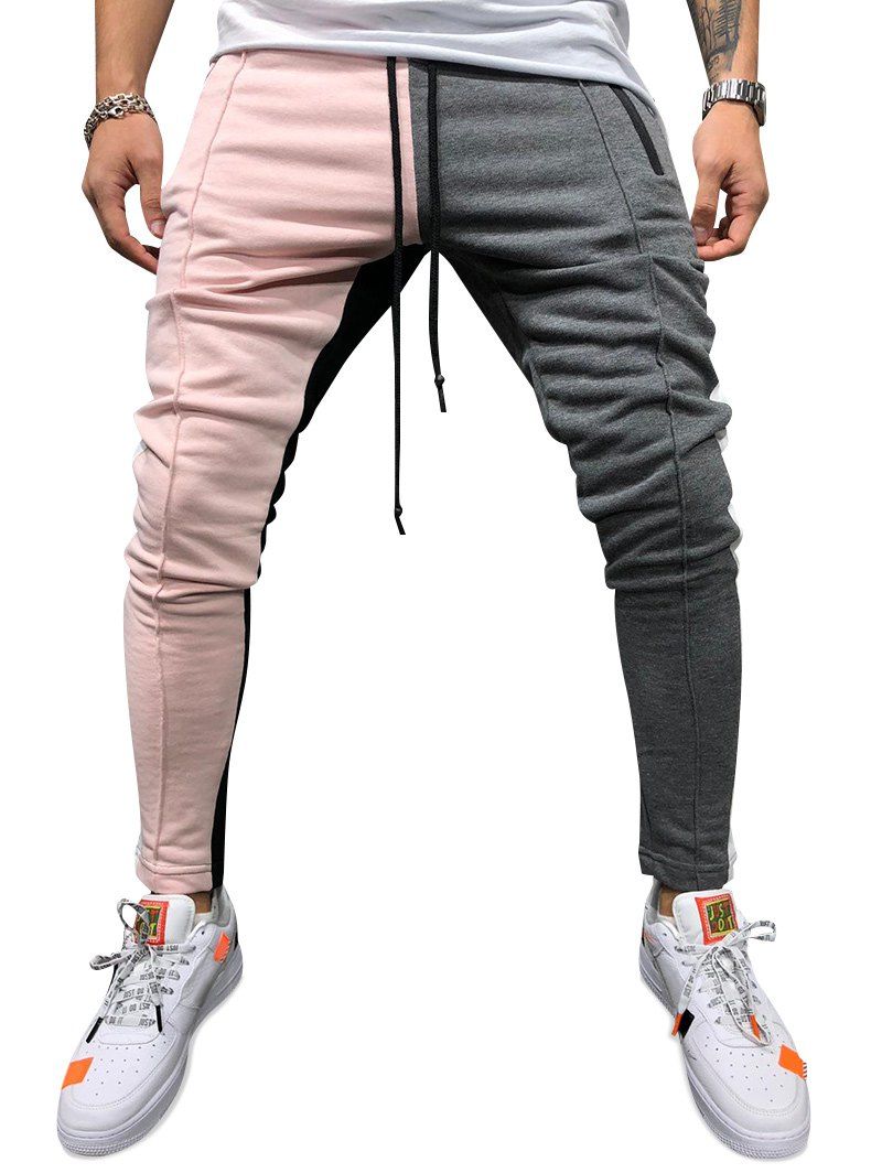 drawstring casual track pants