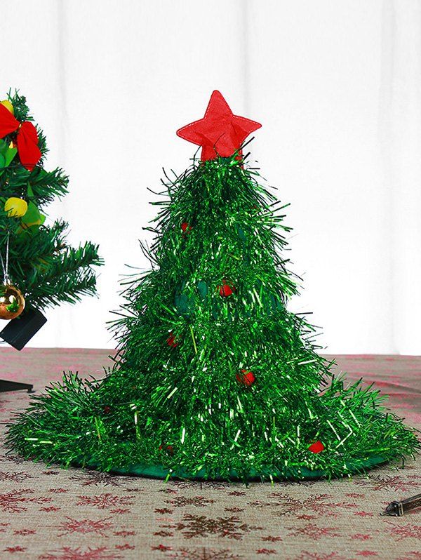 

Christmas Tree Party Decoration Hat with Light, Jungle green