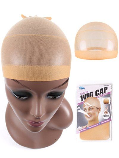 

2Pcs Accessory Wig Caps, Apricot