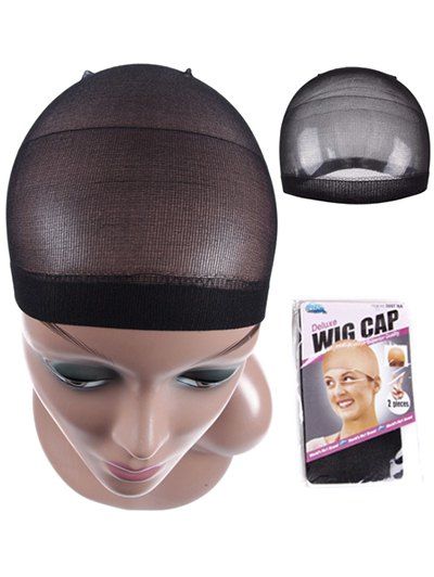 

2Pcs Accessory Wig Caps, Black