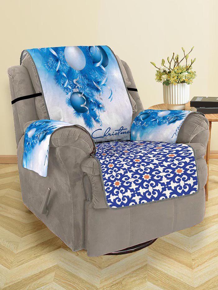 

Christmas Tree Balls Pattern Couch Cover, Multi