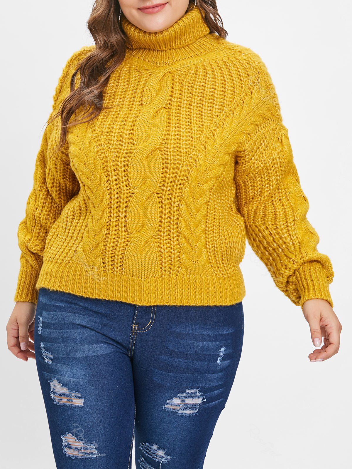 plus size turtleneck sweater