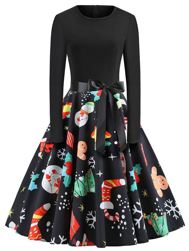 robe grande taille noel