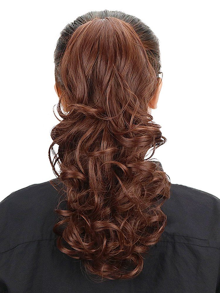 [41 OFF] Medium Body Wave Synthetic Ponytail Rosegal