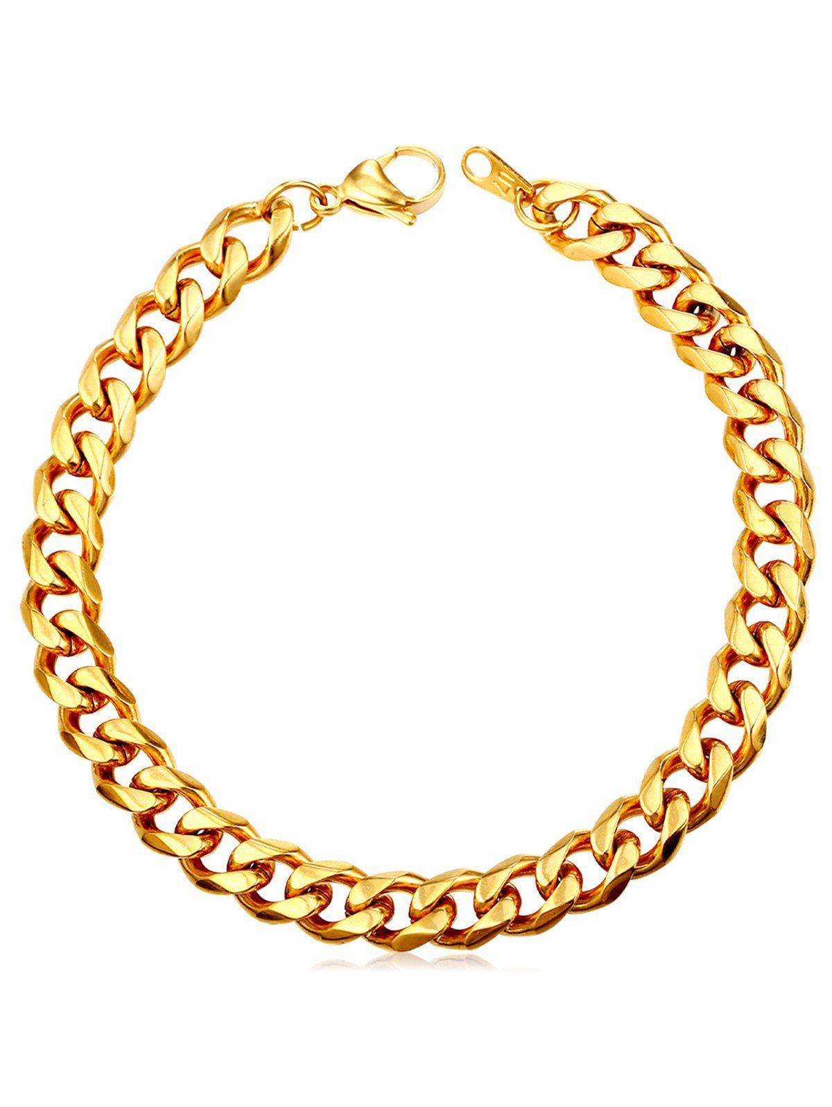 

Metal Link Chain Design Bracelet, Gold