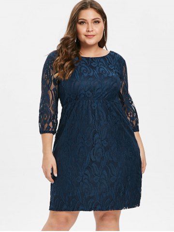 Plus Size Lace Dresses | Women's Cocktail And Formal Plus Size Lace ...