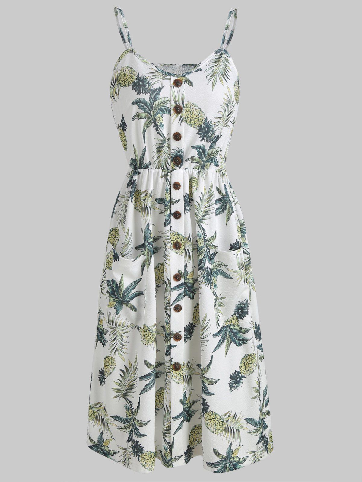 pineapple print sundress