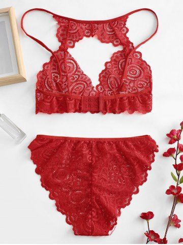 bralette rojo