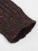 Cross Stripe Contrast Color Pullover Knit Sweater -  