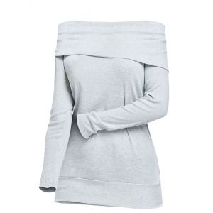 

Off The Shoulder Multiway T-Shirt, Gray