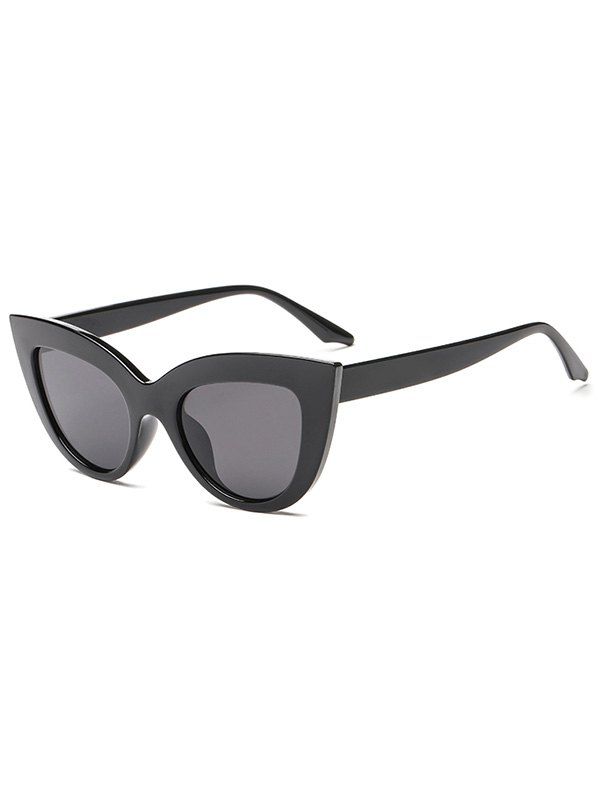 

Kitty Eyes Trendy Shape Frame Sunglasses, Black
