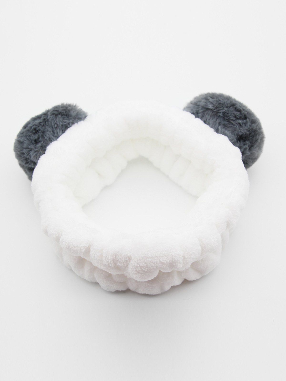 

Cute Fuzzy Ball Elastic Hairband, Gray