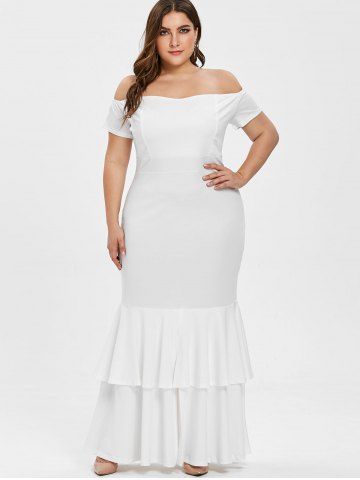 White Maxi Dress Plus Size