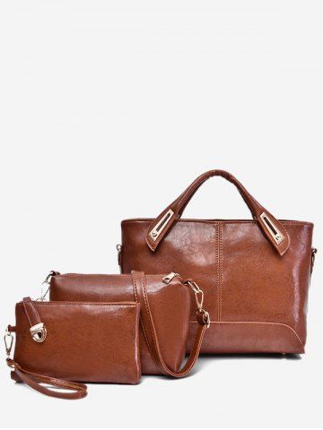 Bags For Women Cool Online Free Shipping Rosegal 3pcs Pure Color Handbag Set