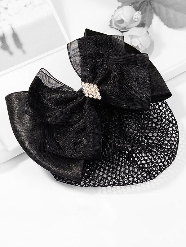 40 Off Lace Bowknot Hair Bun Snood Net Hair Clip Rosegal