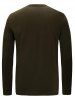 Casual Embroidery Chest Pocket Long Sleeve T-shirt -  