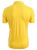 Short Sleeve Half Button T-shirt -  