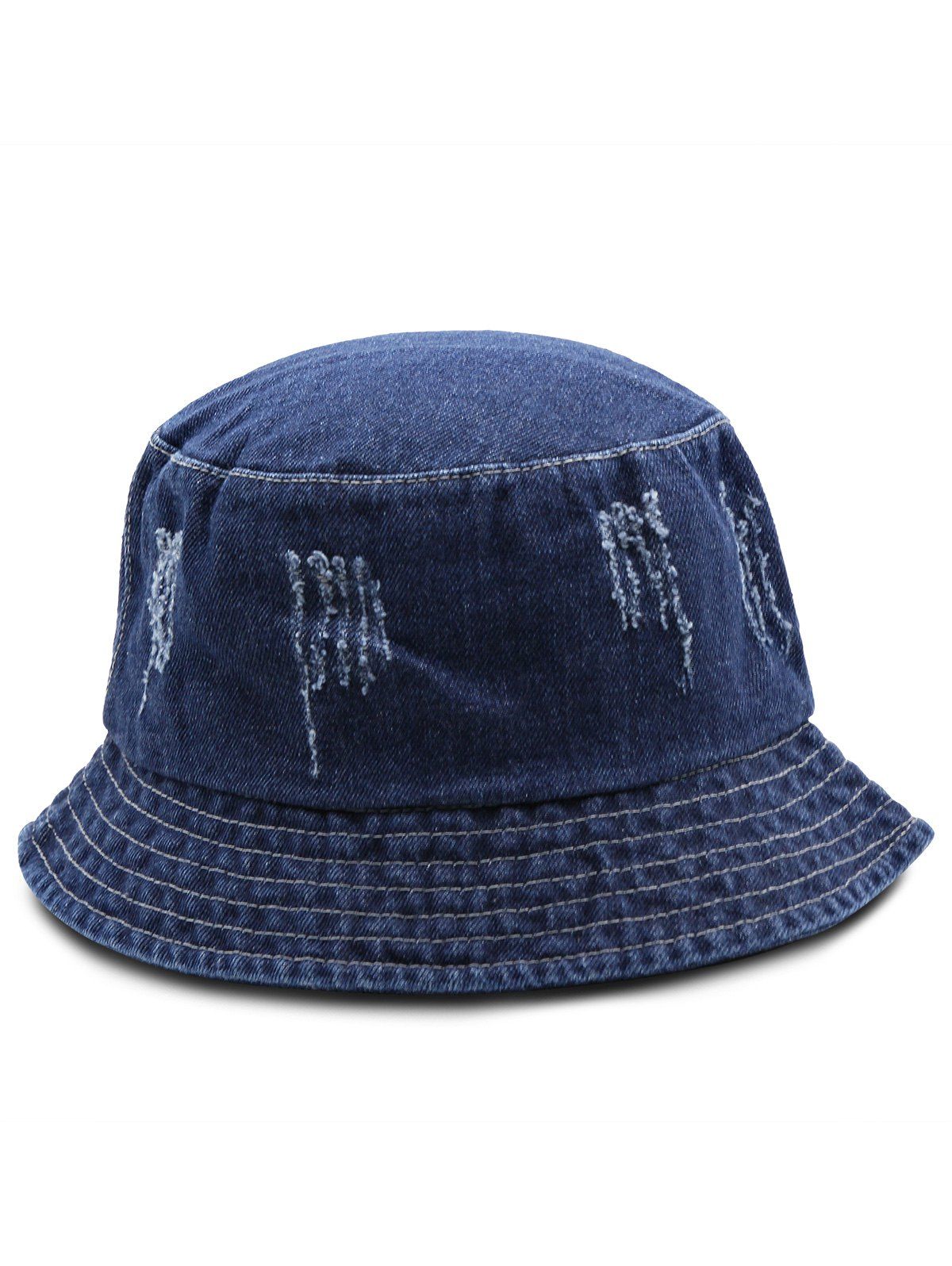 Ripped Jean Bucket Hat [29 OFF] Rosegal